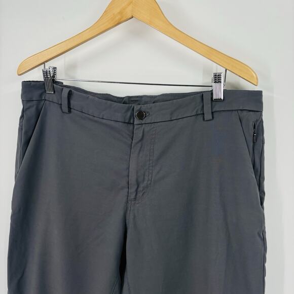Lululemon Pants Mens 36 Grey Gray ABC Slim Fit Five Pocket Utilitech Performance - Picture 5 of 8